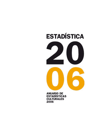 Portada del Anuario de Estadísticas Culturales 2006