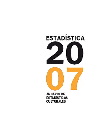 Portada del Anuario de Estadsticas Culturales 2007