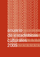 Portada del Anuario de Estadsticas Culturales 2005