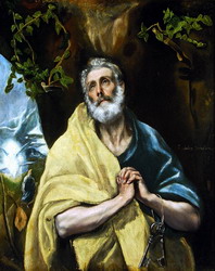 Las lgrimas de San Pedro. El Greco 1595-1602. Museo del Greco. Toledo