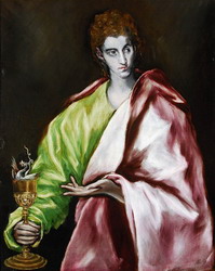 San Juan Evangelista, Apostolado. El Greco 1610-1614. Museo del Greco. Toledo