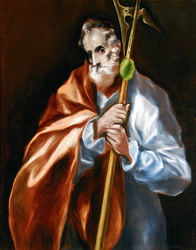 San Judas Tadeo, Apostolado. El Greco 1610-1614. Museo del Greco. Toledo