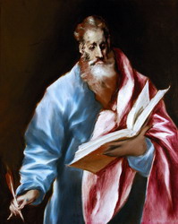 San Mateo, Apostolado. El Greco 1610-1614. Museo del Greco. Toledo