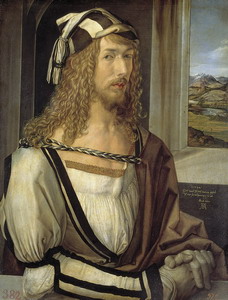 Autorretrato. Alberto Durero. Pluma, 12.7 x 11.7 cm. Bremen, Kunsthalle Bremen