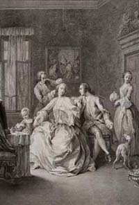 Título: [El peluquero] [Material gráfico] / [Giuseppe Flipart Pin. et Sculp. Publicación:[Venezia : appo. Wagner con Privilg. dell Eccmo. S., [entre 1750 y 1800?]Descripción física: 1 estampa : aguafuerte y buril ; 415 x 341 mm  