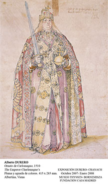  Ornato de Carlomagno, c. 1510, Alberto Durero