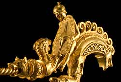 Detalle Fbula Braganza. Siglo III a.C. British Museum