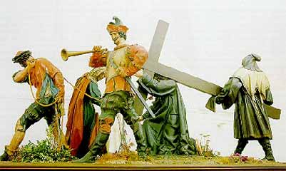 Camino del Calvario. Gregorio Fernndez, 1614-1615. Museo Nacional de Escultura de Valladolid